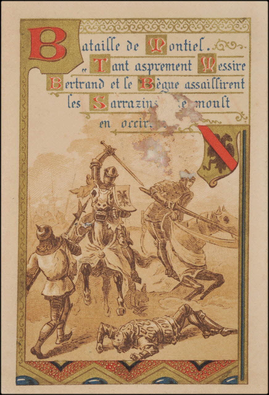H.M. ; Romanet carte réclame chromo Paris 1877-1907 1995.1.447.2 Photo
