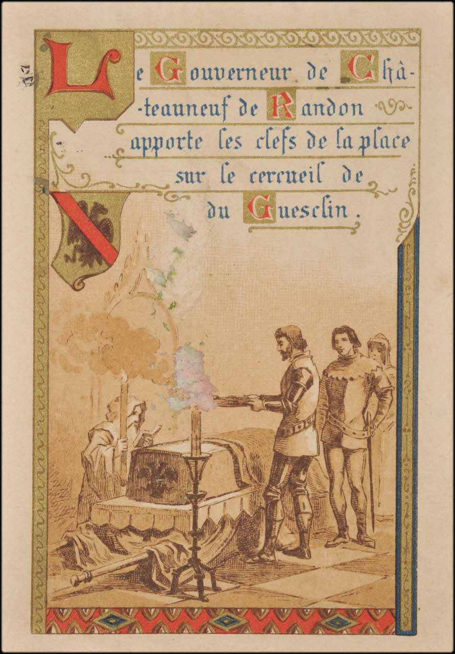 H.M. ; Romanet carte réclame chromo Paris 1877-1907 1995.1.447.6 Photo