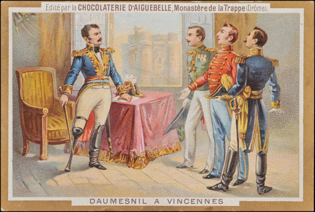 H.M. ; Romanet carte réclame chromo Paris 1877-1907 1995.1.448.11 Photo
