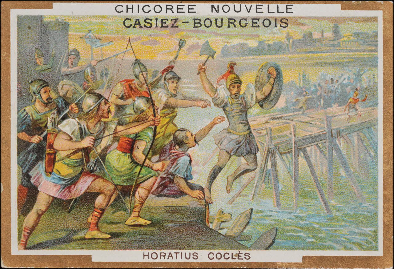 H.M. ; Romanet carte réclame chromo Paris 1877-1907 1995.1.448.22 Photo