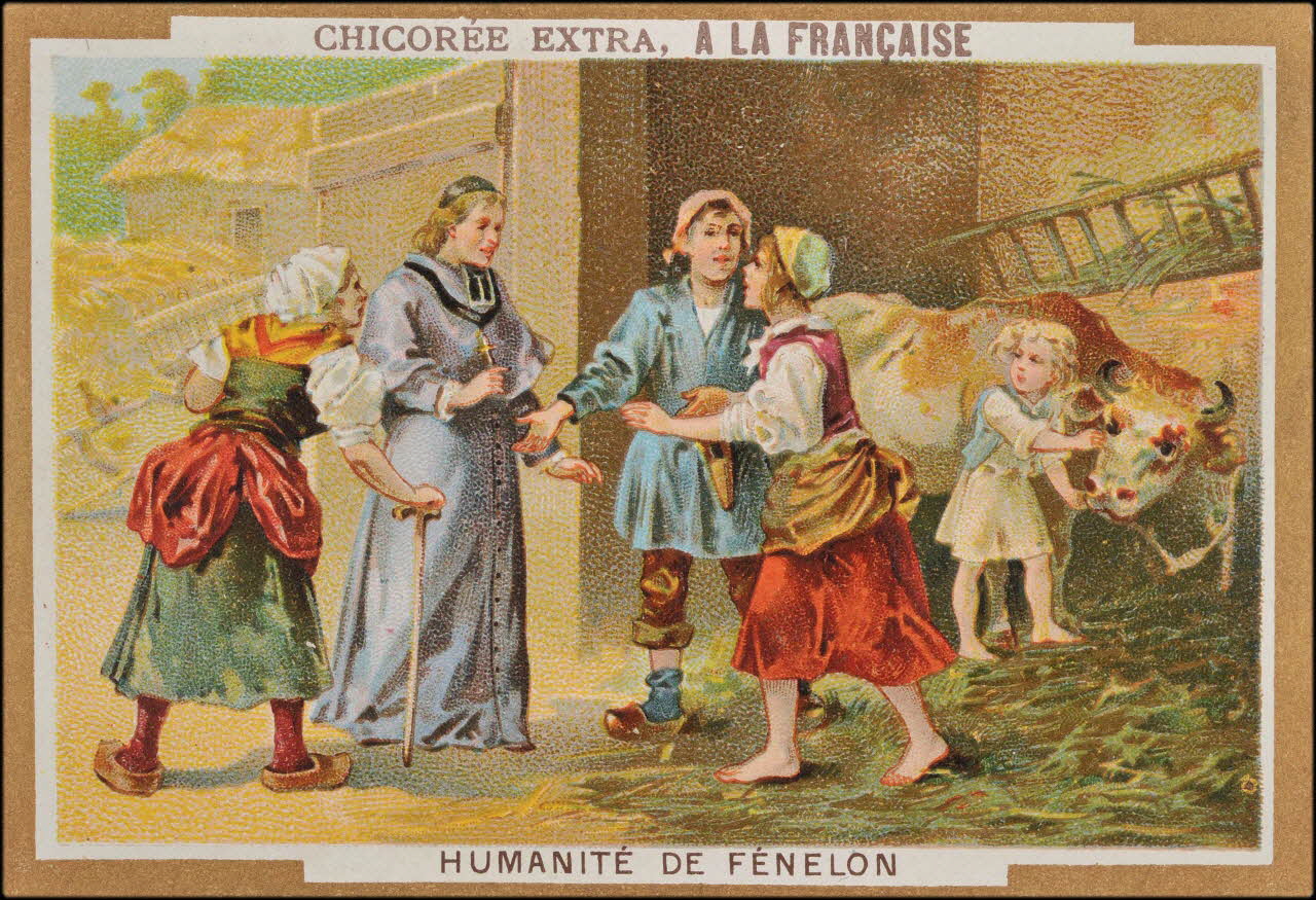 H.M. ; Romanet carte réclame chromo Paris 1877-1907 1995.1.448.23 Photo