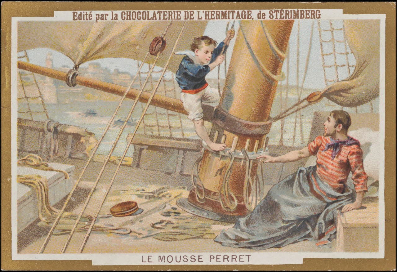 H.M. ; Romanet carte réclame chromo Paris 1877-1907 1995.1.448.29 Photo