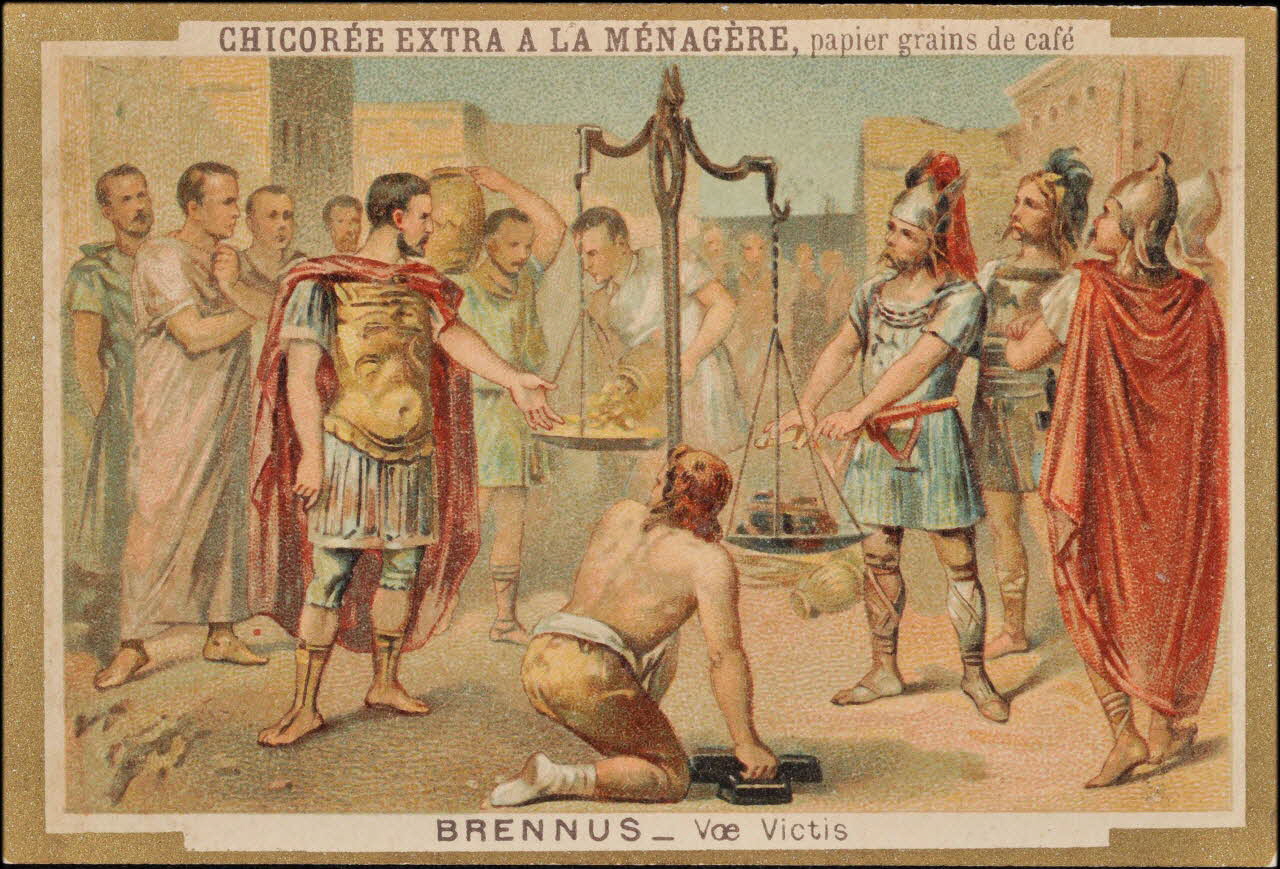 H.M. ; Romanet carte réclame chromo Paris 1877-1907 1995.1.448.3 Photo