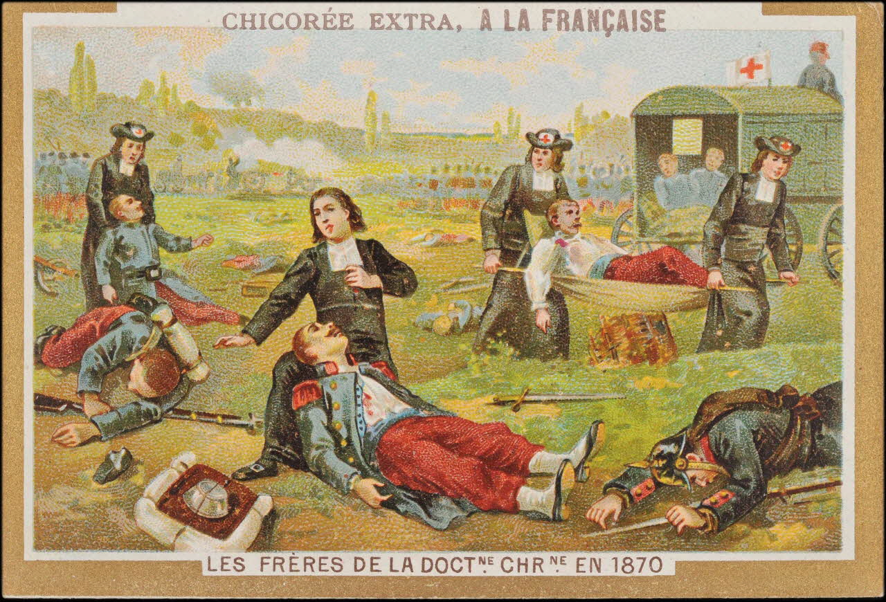 H.M. ; Romanet carte réclame chromo Paris 1877-1907 1995.1.448.34 Photo