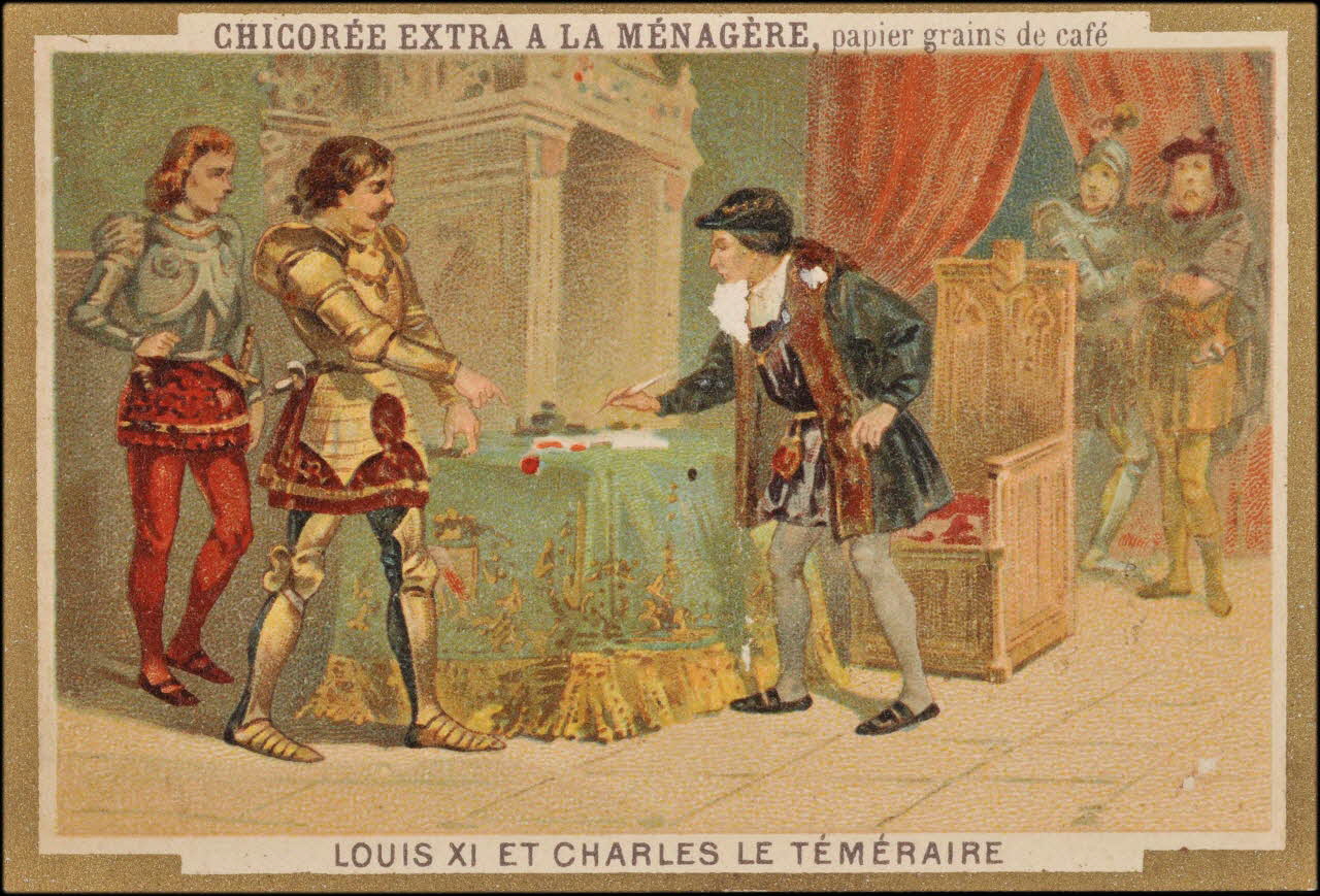 H.M. ; Romanet carte réclame chromo Paris 1877-1907 1995.1.448.38 Photo