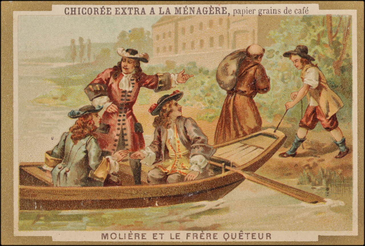 H.M. ; Romanet carte réclame chromo Paris 1877-1907 1995.1.448.40 Photo