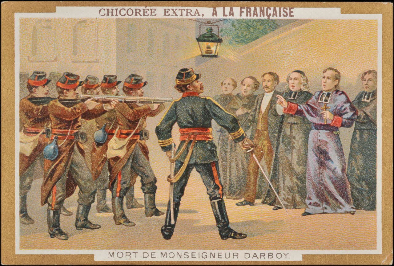 H.M. ; Romanet carte réclame chromo Paris 1877-1907 1995.1.448.42 Photo