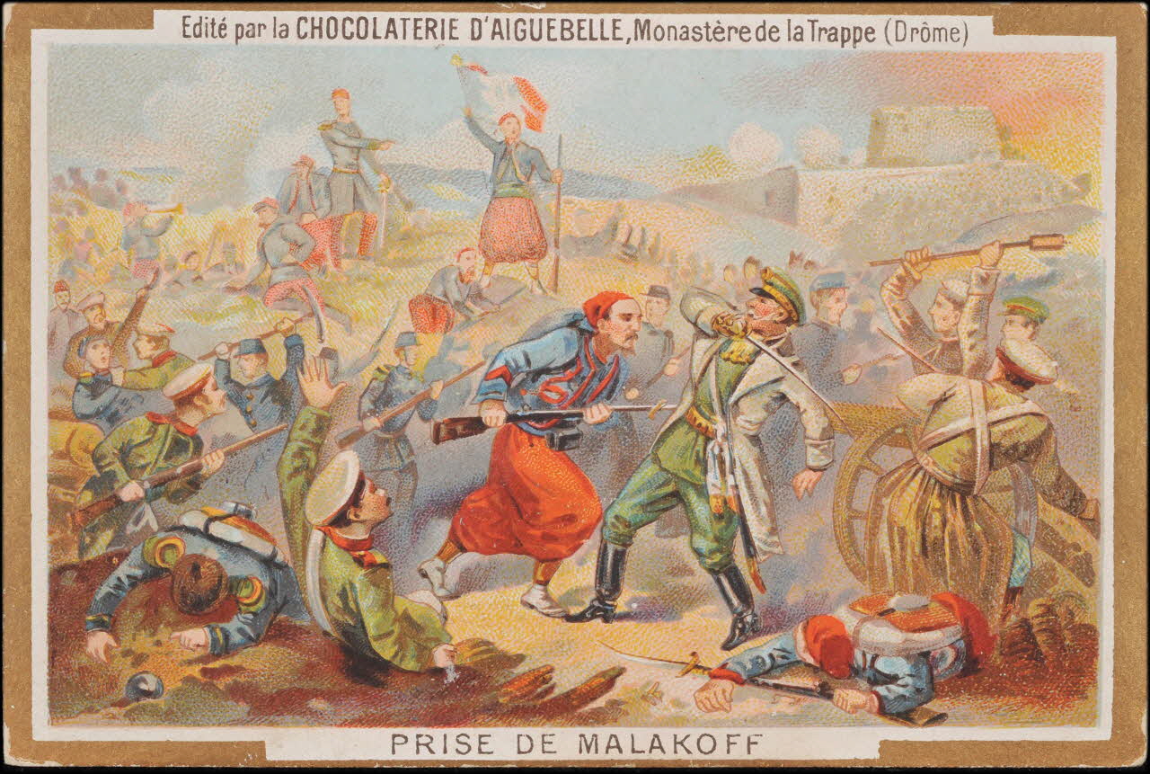 H.M. ; Romanet carte réclame chromo Paris 1877-1907 1995.1.448.51 Photo
