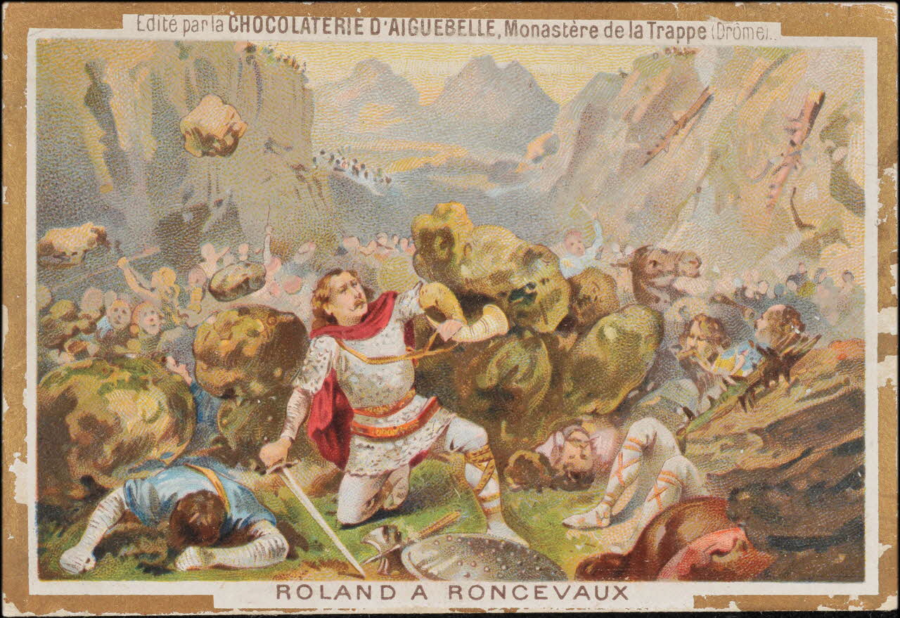 H.M. ; Romanet carte réclame chromo Paris 1877-1907 1995.1.448.53 Photo