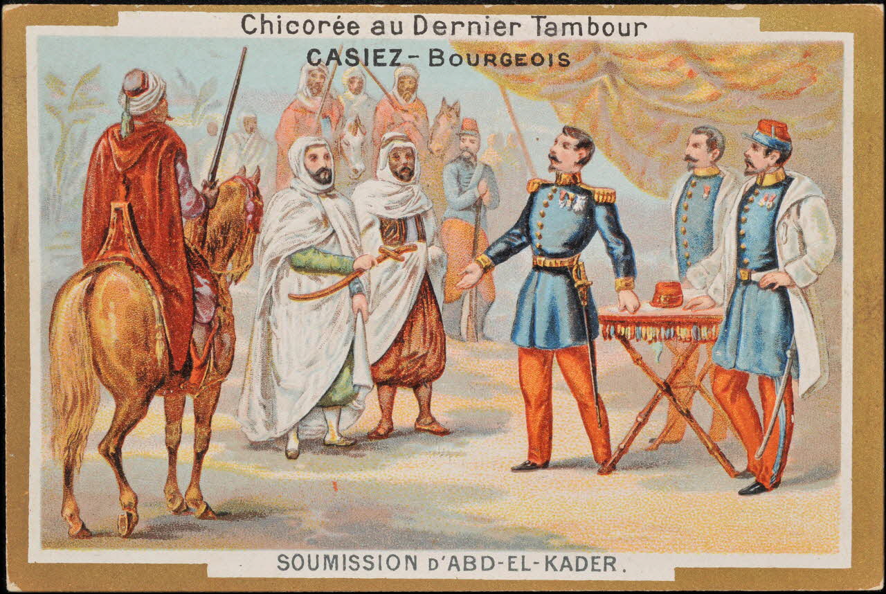 H.M. ; Romanet carte réclame chromo lle-de-France, France 1877-1907 1995.1.448.55 Photo Mucem