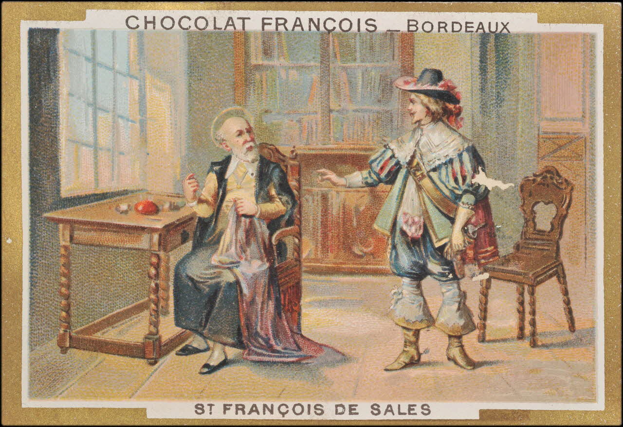 H.M. ; Romanet carte réclame chromo Paris 1877-1907 1995.1.448.56 Photo