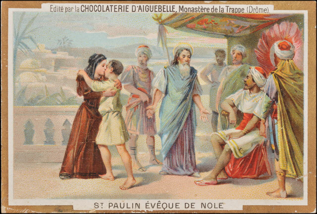 H.M. ; Romanet carte réclame chromo Paris 1877-1907 1995.1.448.58 Photo