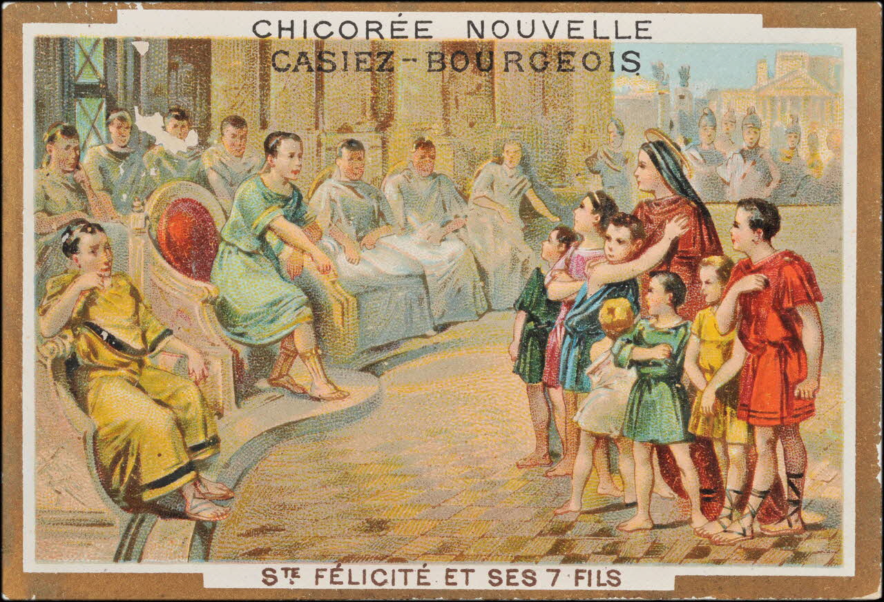 H.M. ; Romanet carte réclame chromo Paris 1877-1907 1995.1.448.59 Photo