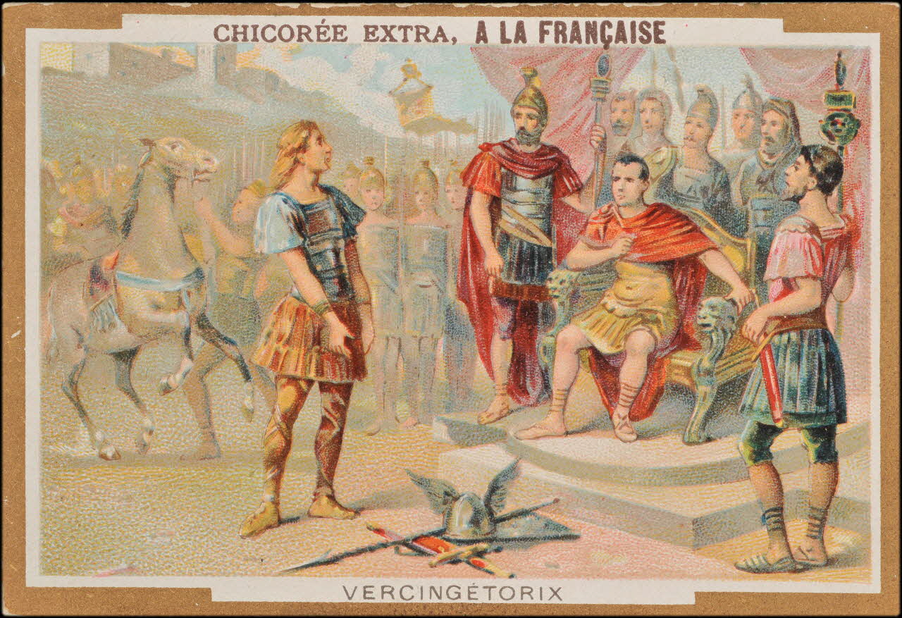 H.M. ; Romanet carte réclame chromo Paris 1877-1907 1995.1.448.60 Photo