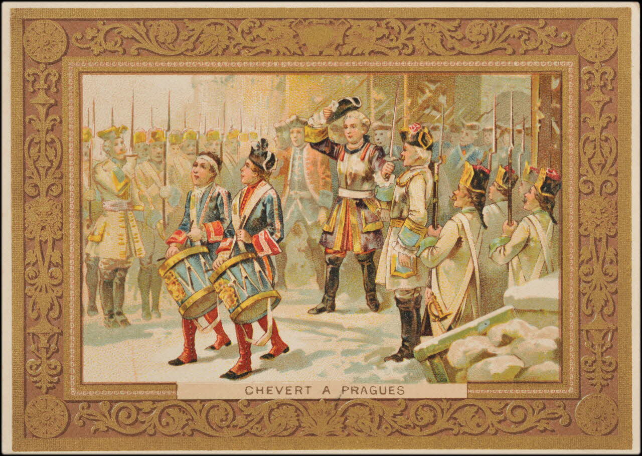 H.M. ; Romanet carte réclame chromo Paris 1877-1907 1995.1.448.64 Photo