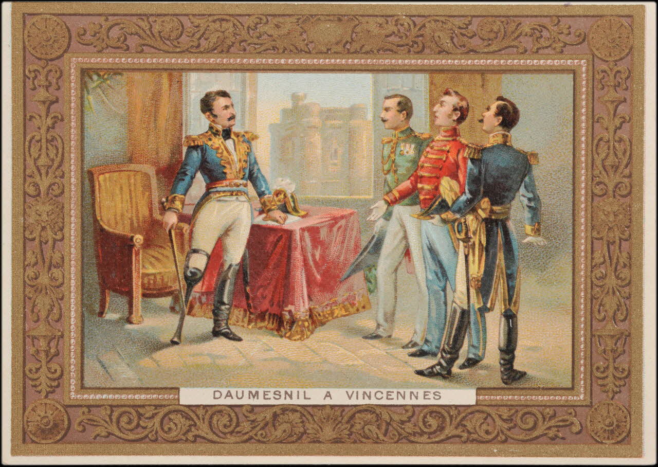 H.M. ; Romanet carte réclame chromo Paris 1877-1907 1995.1.448.65 Photo