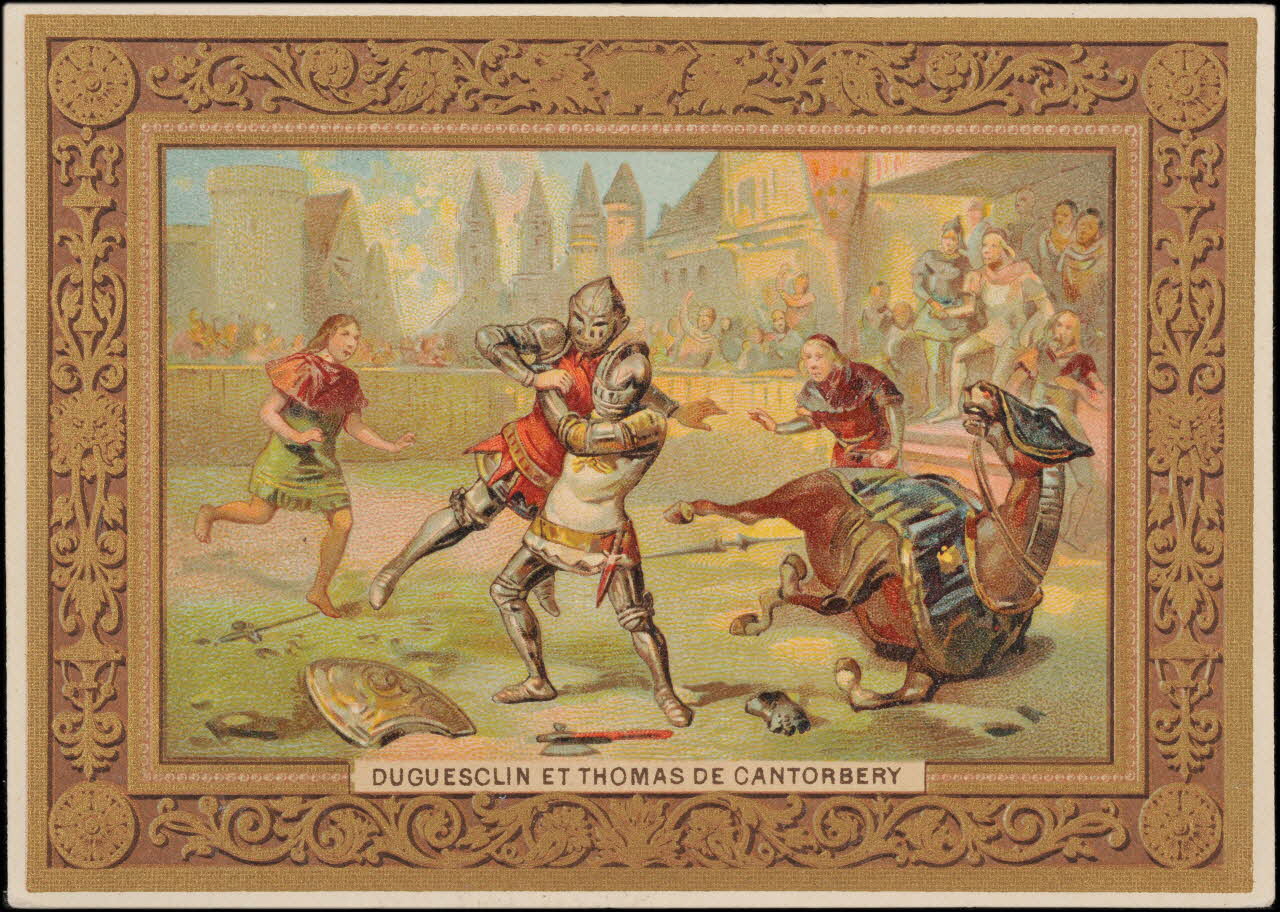 H.M. ; Romanet carte réclame chromo Paris 1877-1907 1995.1.448.66 Photo