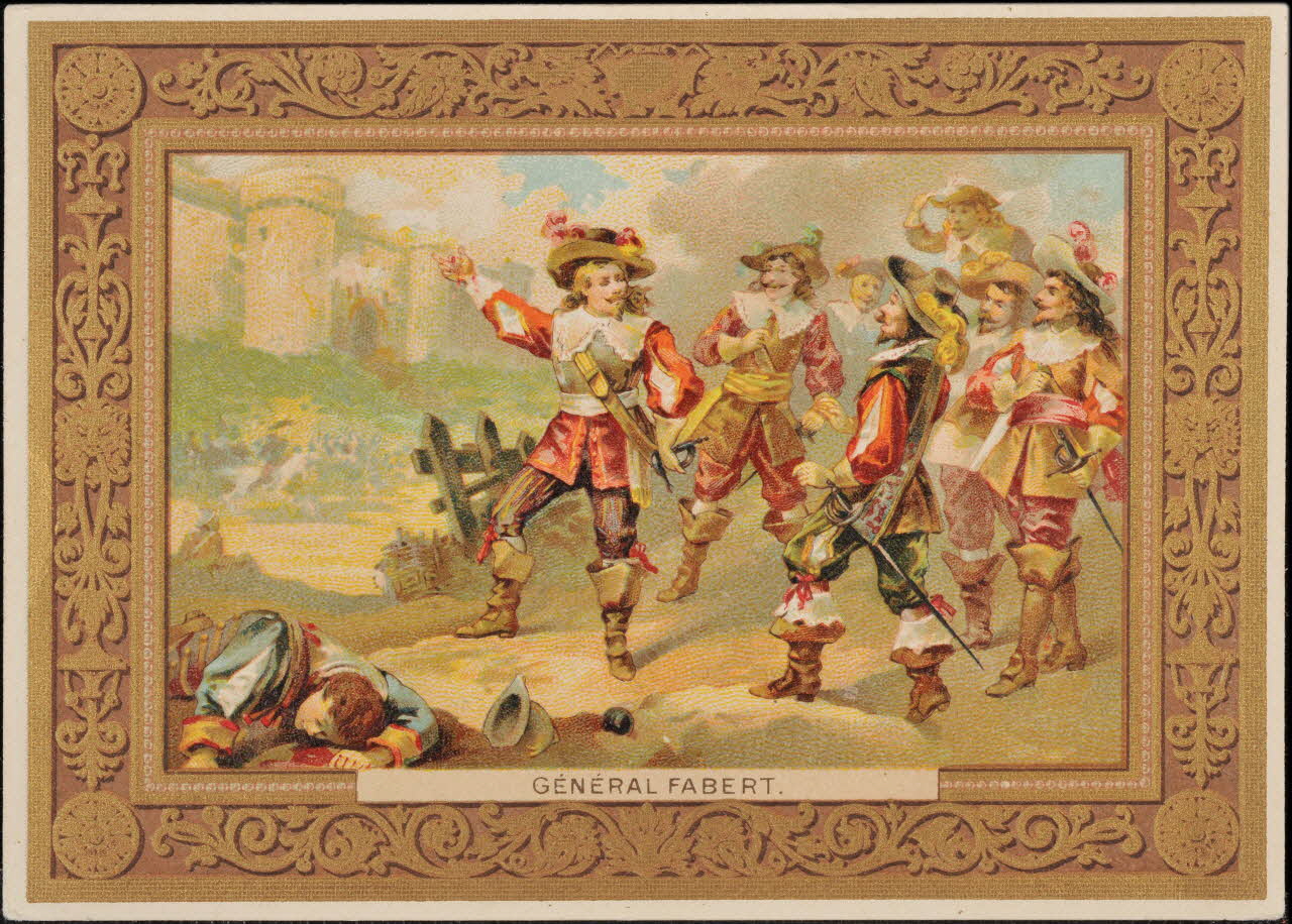 H.M. ; Romanet carte réclame chromo Paris 1877-1907 1995.1.448.69 Photo