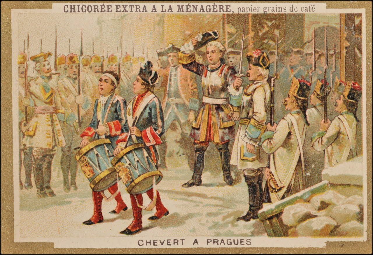 H.M. ; Romanet carte réclame chromo Paris 1877-1907 1995.1.448.7 Photo