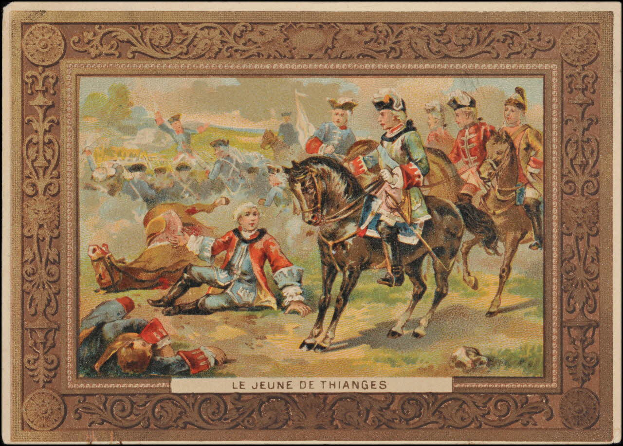 H.M. ; Romanet carte réclame chromo Paris 1877-1907 1995.1.448.73 Photo