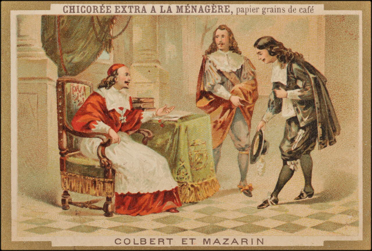 H.M. ; Romanet carte réclame chromo Paris 1877-1907 1995.1.448.8 Photo