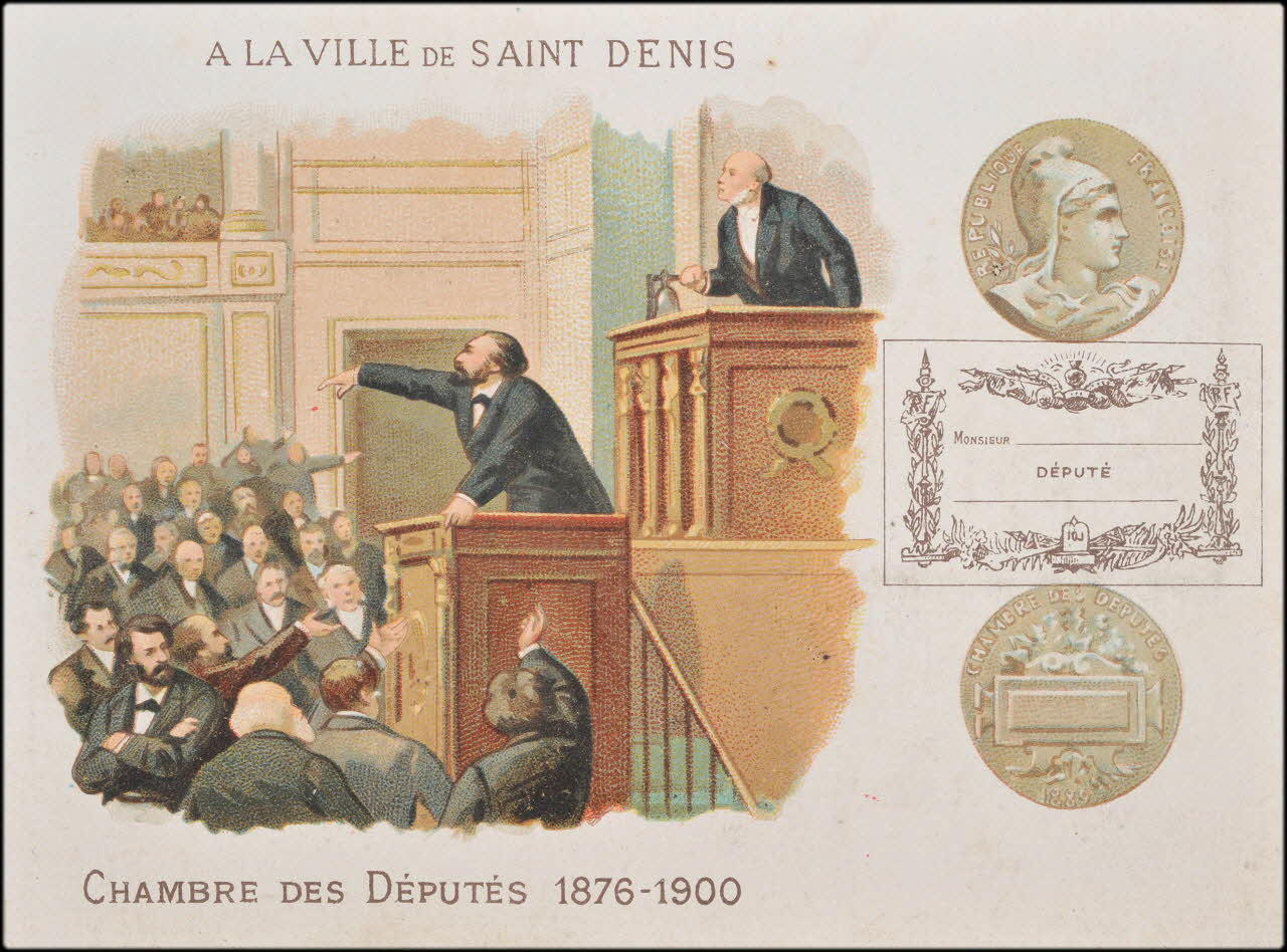 Romanet carte réclame chromo Paris 1878-1889 1995.1.4482.4 Photo