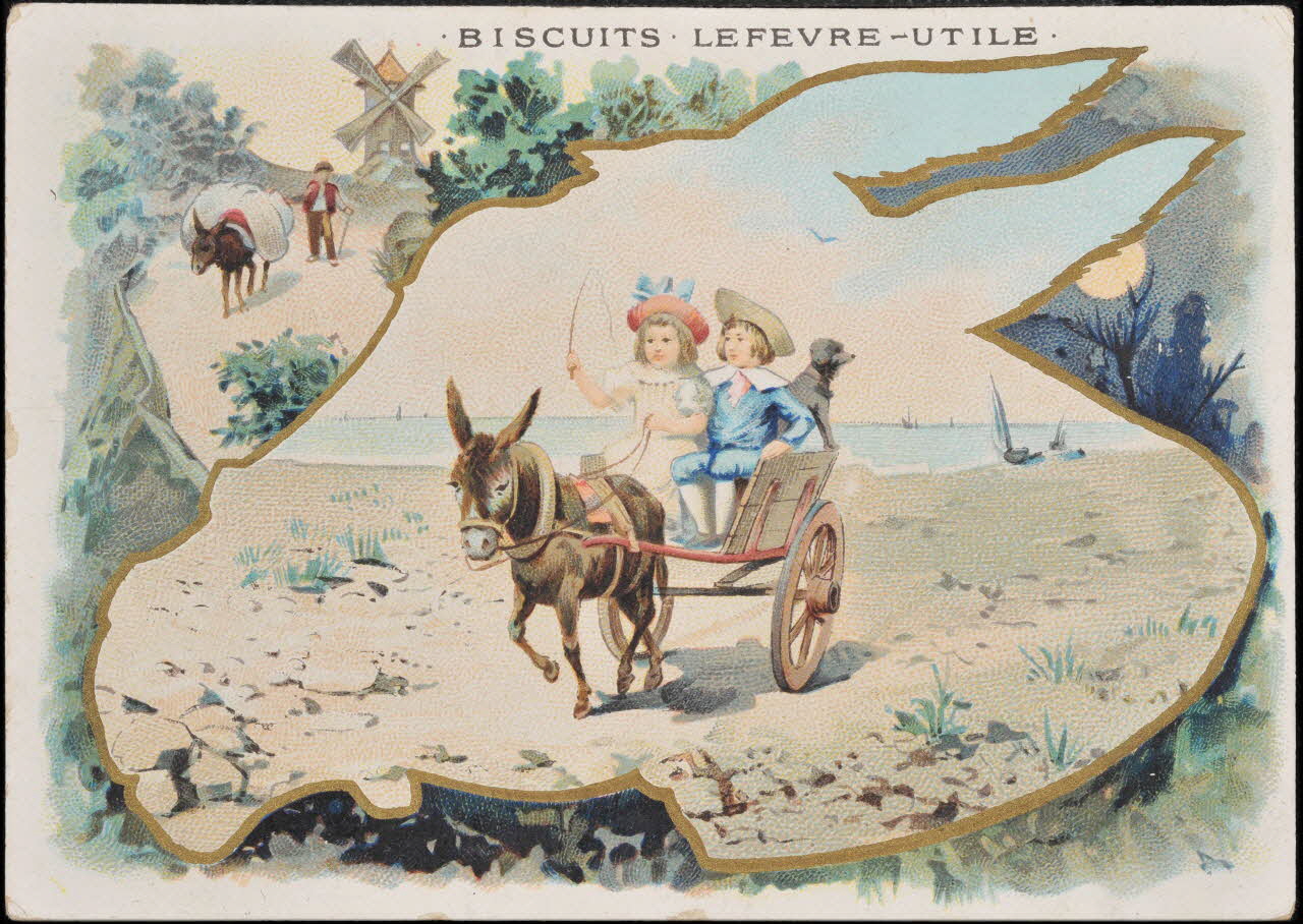 Romanet carte réclame chromo Paris 1900-1919 1995.1.4483.4 Photo