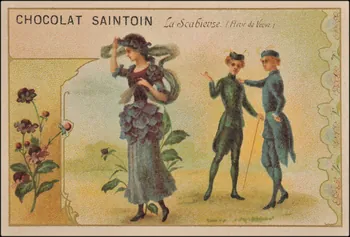 Romanet carte réclame chromo Paris 1900-1919 1995.1.4489.18  Photo
