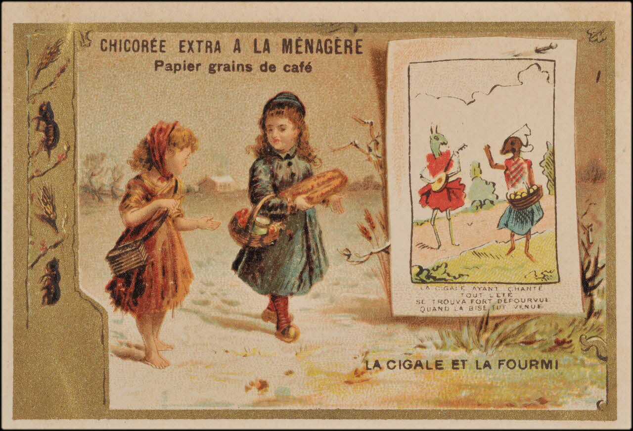 Romanet carte réclame chromo Paris 1900-1919 1995.1.4494.2 Photo