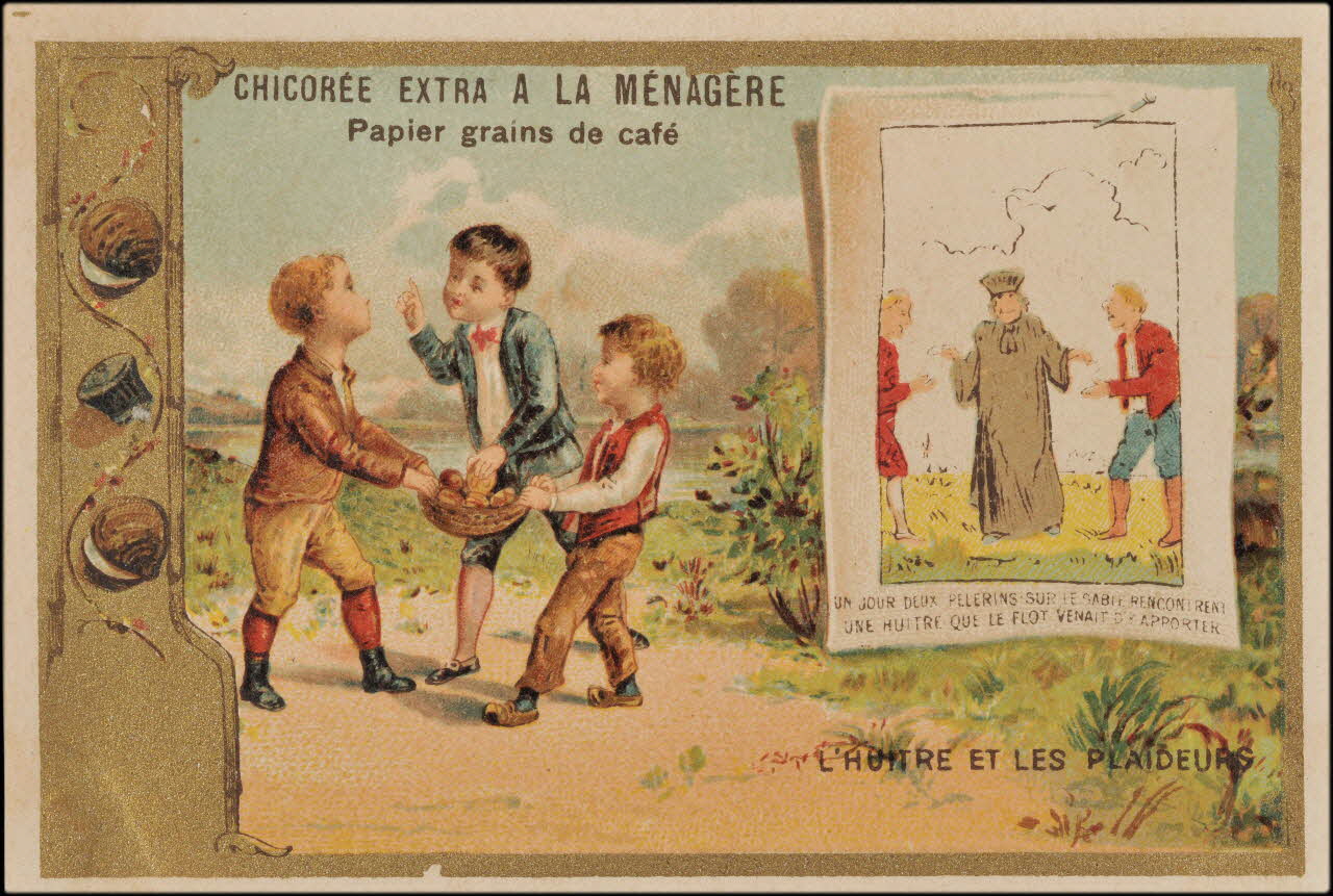 Romanet carte réclame chromo Paris 1900-1919 1995.1.4494.4 Photo