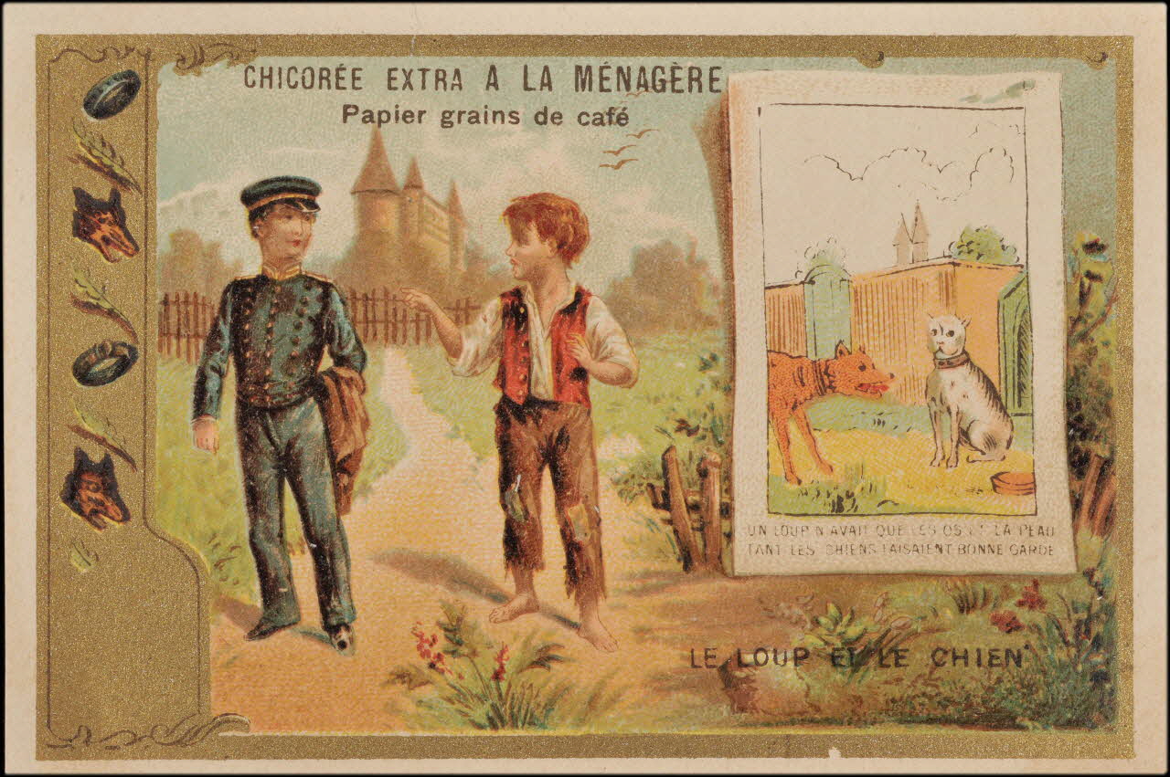 Romanet carte réclame chromo Paris 1900-1919 1995.1.4494.5 Photo