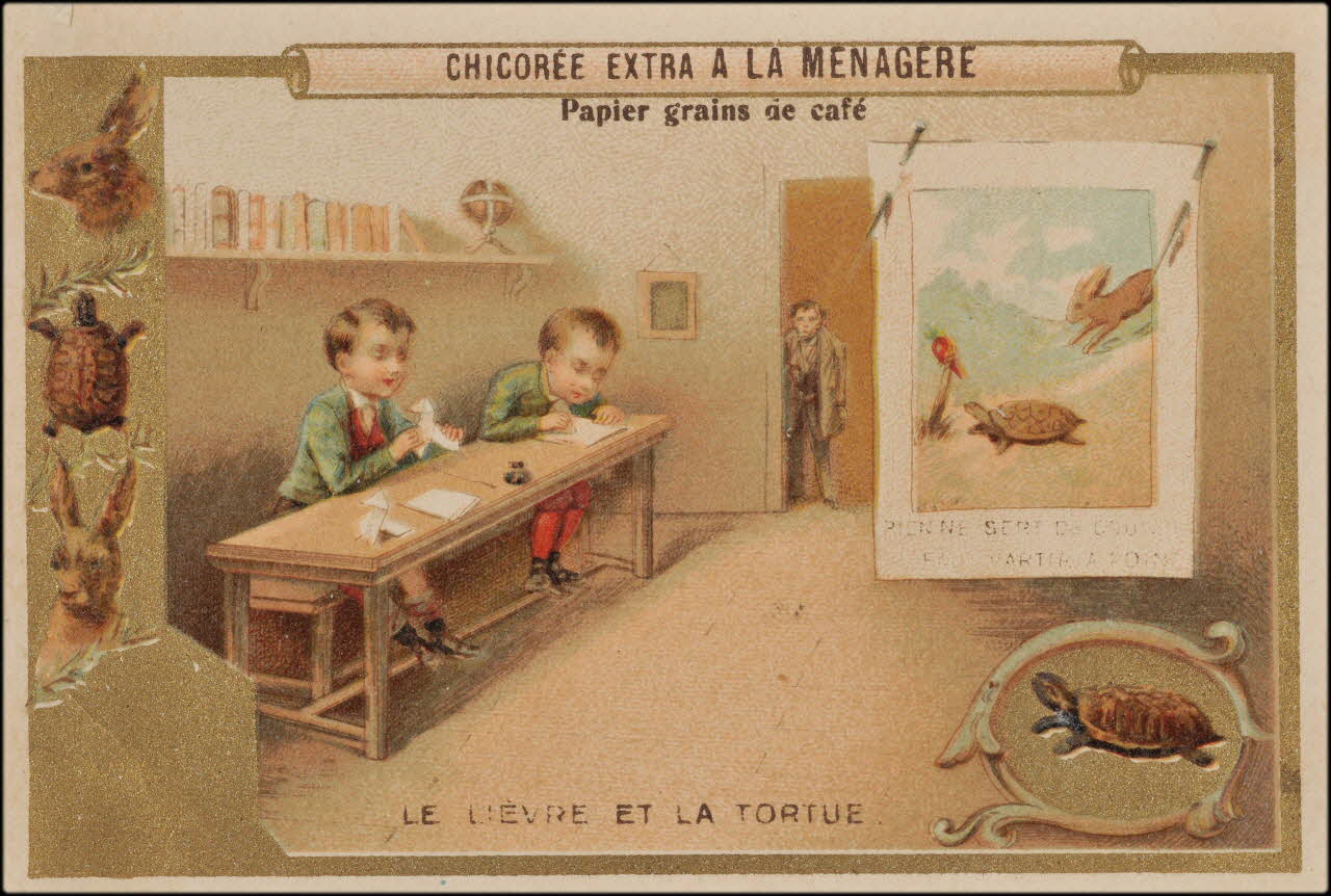 Romanet carte réclame chromo Paris 1900-1919 1995.1.4497.2 Photo