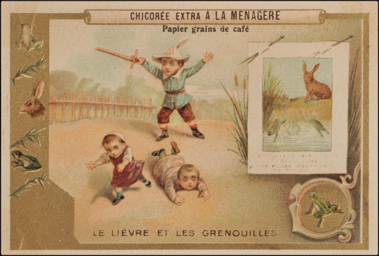Romanet carte réclame chromo Paris 1900-1919 1995.1.4497.3 Photo