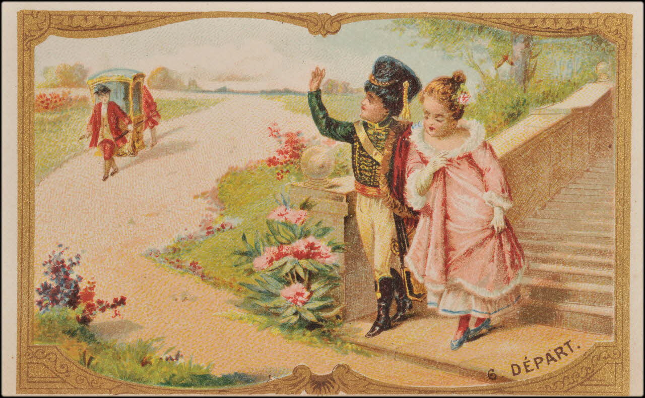 Romanet carte réclame chromo Paris 1900-1907 1995.1.4502.2 Photo