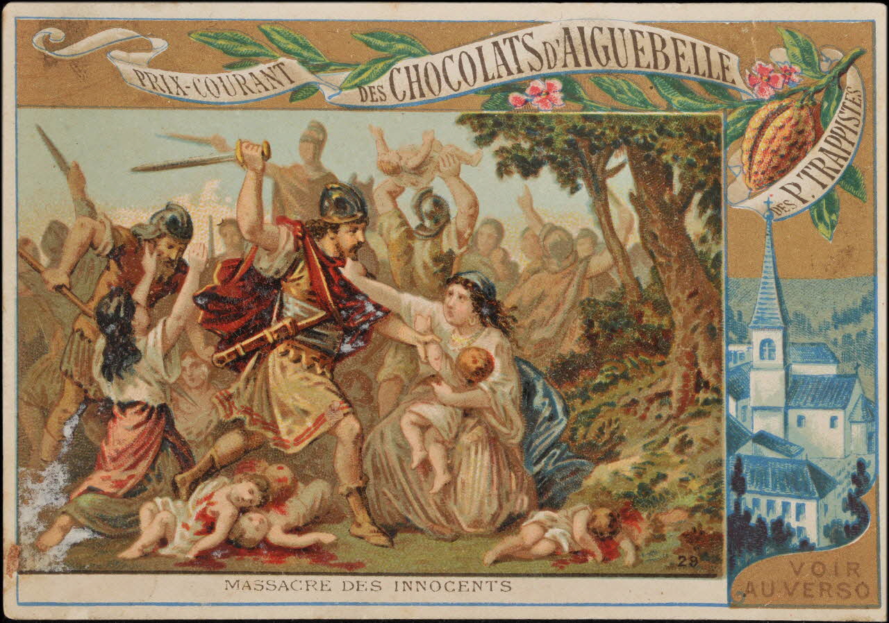 Romanet carte réclame chromo Paris 1877-1907 1995.1.454.3 Photo