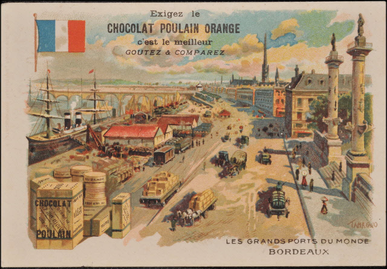 Tamagno ; Romanet ; La Lithographie Parisienne, Robin Directeur carte réclame chromo Paris 1900-1907 1995.1.4557.1 Photo