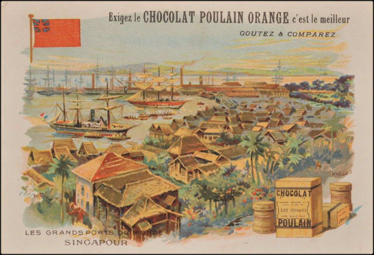 Tamagno ; Romanet ; La Lithographie Parisienne, Robin Directeur carte réclame chromo Paris 1900-1907 1995.1.4557.10 Photo