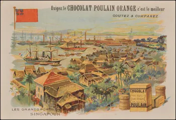 Tamagno ; Romanet ; La Lithographie Parisienne, Robin Directeur carte réclame chromo Paris 1900-1907 1995.1.4557.10 Photo