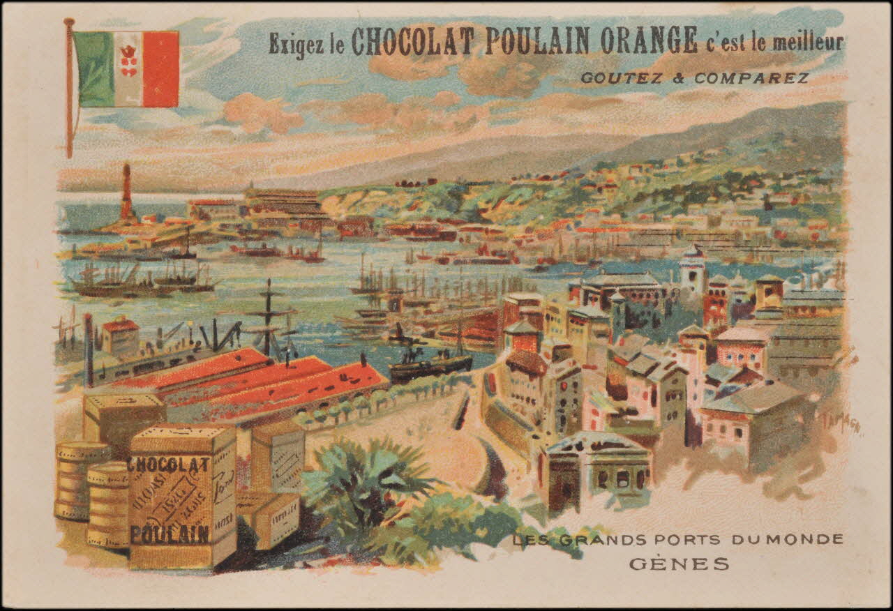 Tamagno ; Romanet ; La Lithographie Parisienne, Robin Directeur carte réclame chromo Paris 1900-1907 1995.1.4557.2 Photo