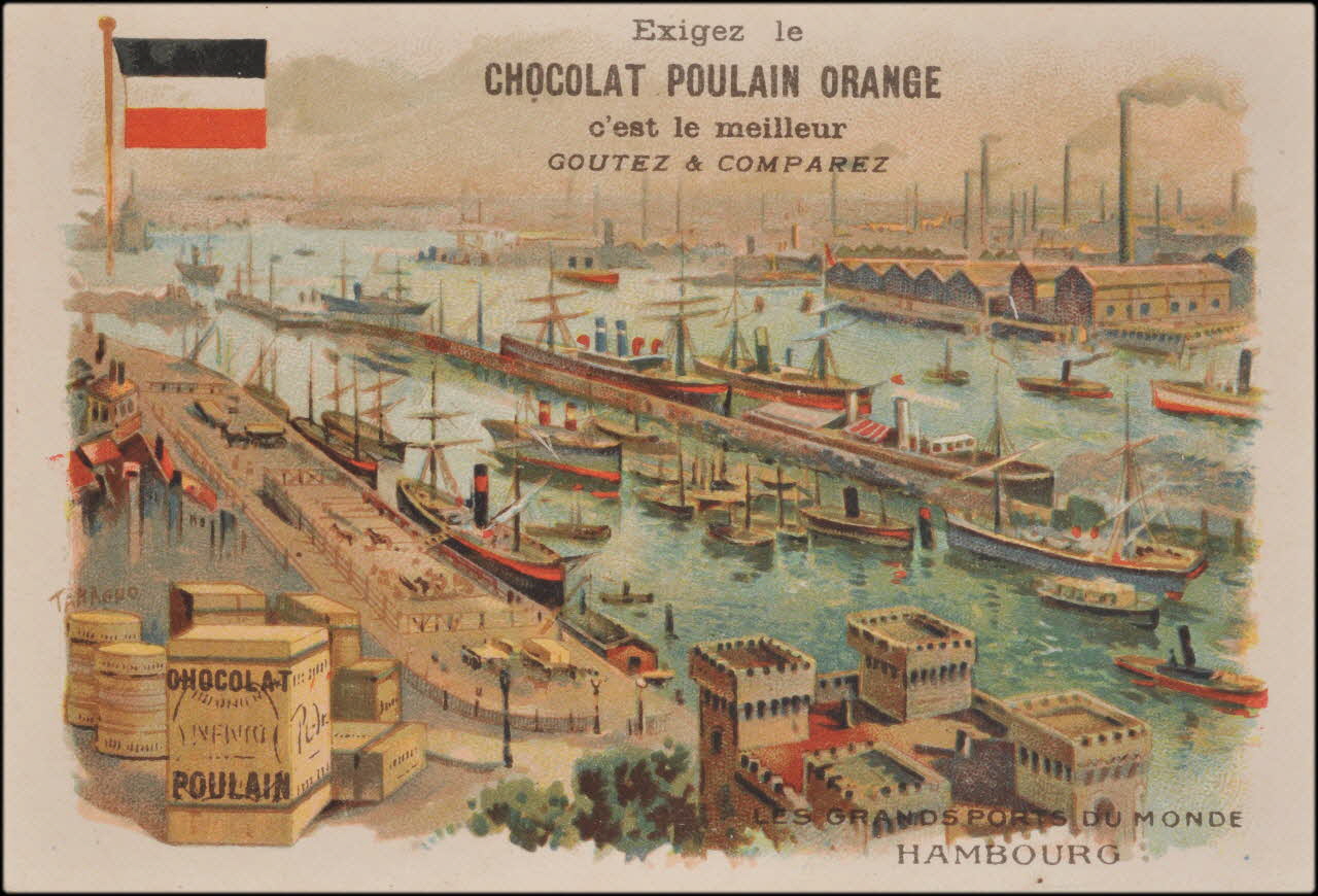 Tamagno ; Romanet ; La Lithographie Parisienne, Robin Directeur carte réclame chromo Paris 1900-1907 1995.1.4557.3 Photo