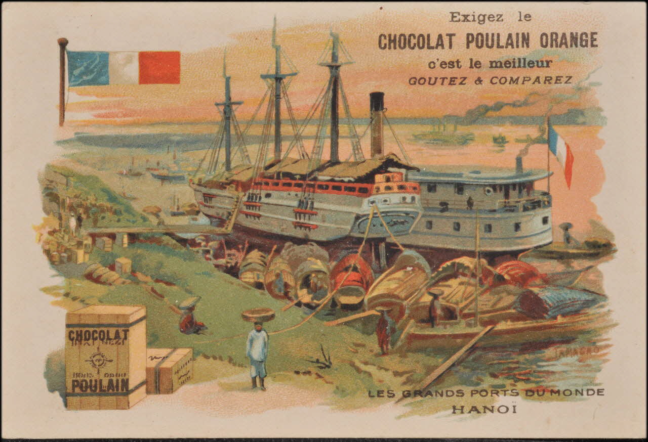 Tamagno ; Romanet ; La Lithographie Parisienne, Robin Directeur carte réclame chromo Paris 1900-1907 1995.1.4557.4 Photo