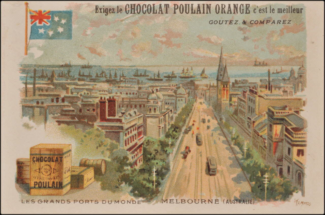 Tamagno ; Romanet ; La Lithographie Parisienne, Robin Directeur carte réclame chromo Paris 1900-1907 1995.1.4557.6 Photo