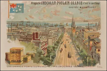 Tamagno ; Romanet ; La Lithographie Parisienne, Robin Directeur carte réclame chromo Paris 1900-1907 1995.1.4557.6 Photo