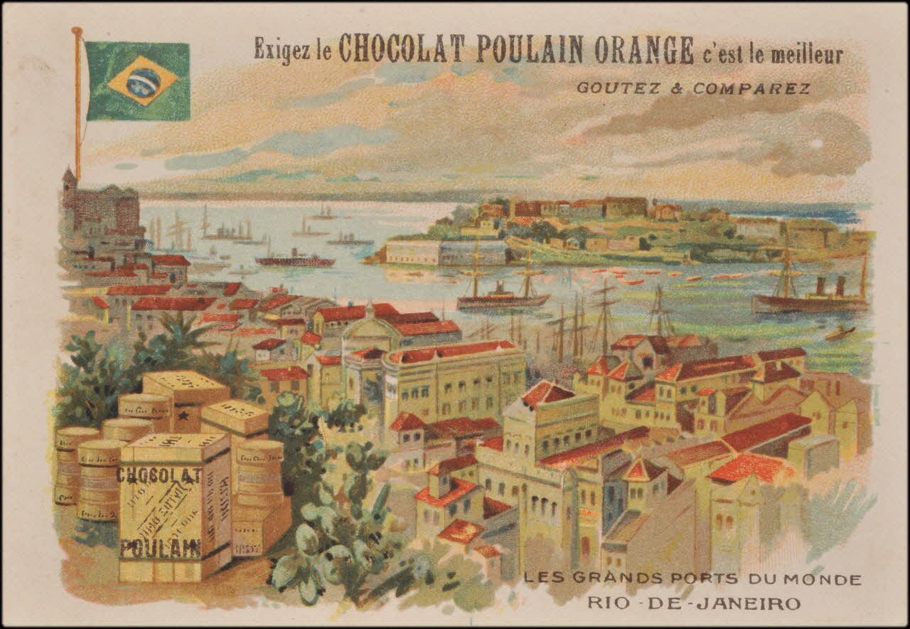 Romanet ; La Lithographie Parisienne, Robin Directeur carte réclame chromo Paris 1900-1907 1995.1.4557.7 Photo