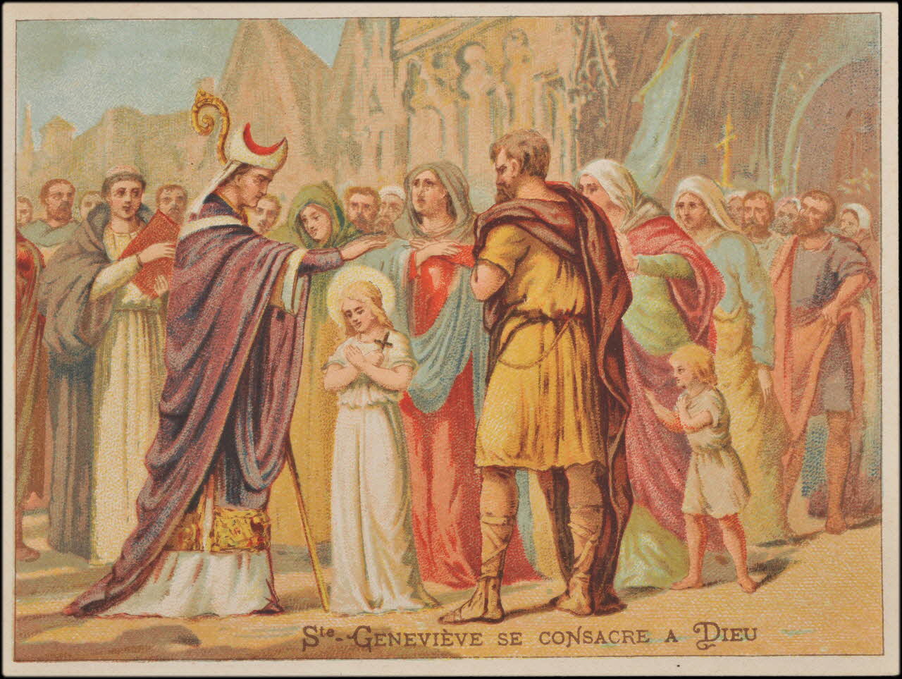 Romanet carte réclame chromo Paris 1877-1913 1995.1.458.11 Photo