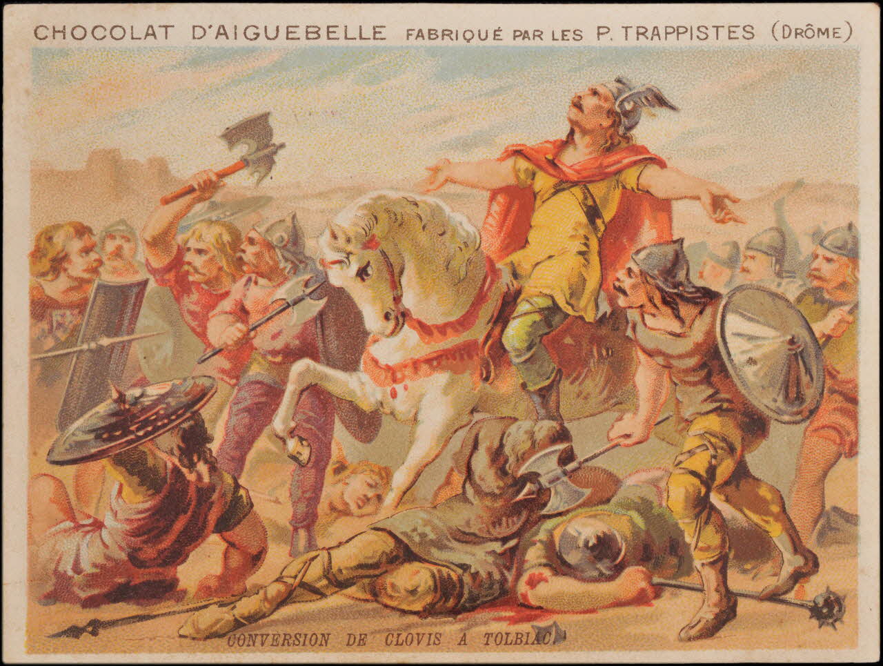 Henry Petit carte réclame chromo Paris 1900 1995.1.458.2 Photo Mucem