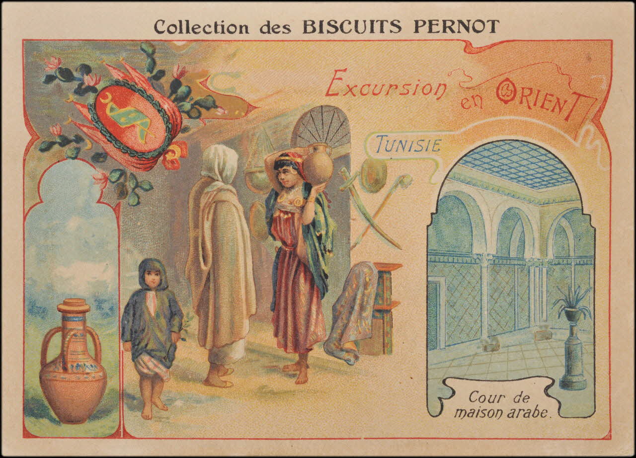 Romanet carte réclame chromo Paris 1877-1913 1995.1.461.3 Photo
