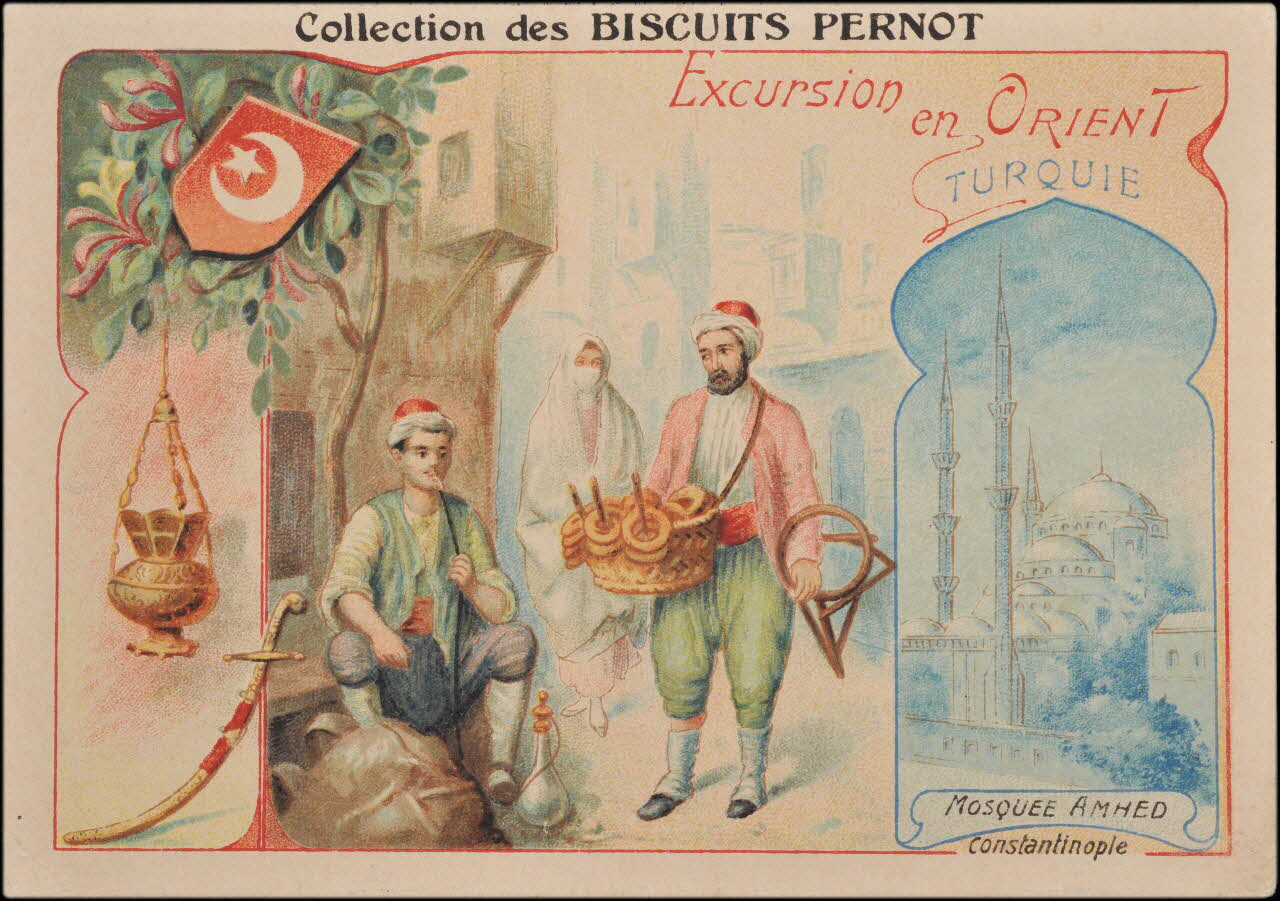 Romanet carte réclame chromo Paris 1877-1913 1995.1.461.4 Photo