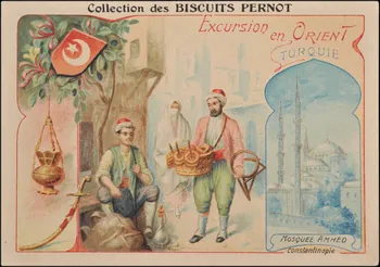 Romanet carte réclame chromo Paris 1877-1913 1995.1.461.4  Photo