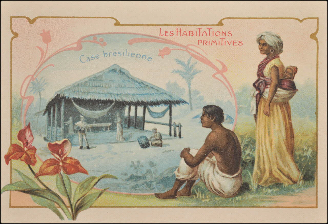 Romanet carte réclame chromo Paris 1877-1913 1995.1.462.4 Photo